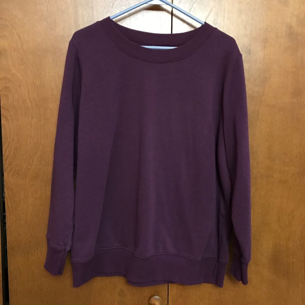 Terra & Sky Purple Sweatshirt 14W